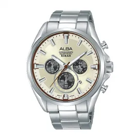 雅柏/Alba 44MM 不锈钢表壳 男表 AT3F11X1