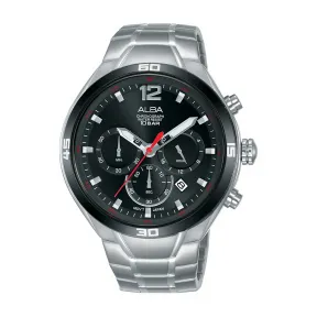 雅柏/Alba 44MM 不锈钢表壳 男表 AT3F81X1