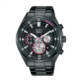 雅柏/Alba 44MM 不锈钢表壳 男表 AT3F89X1