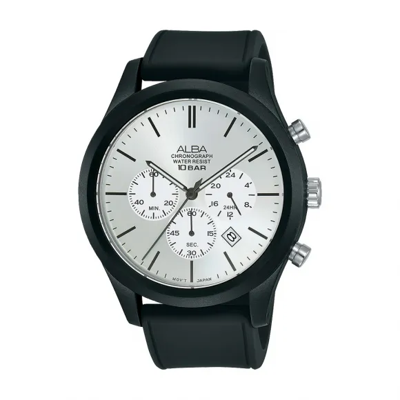 雅柏/Alba 44MM 不锈钢表壳 男表 AT3G23X1