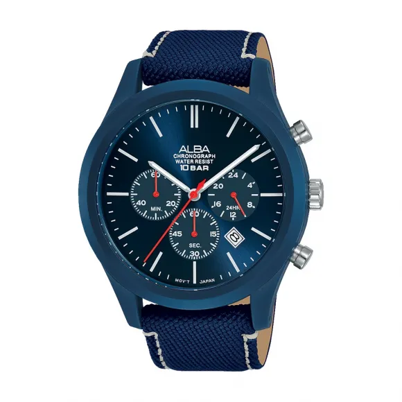 雅柏/Alba 44MM 不锈钢表壳 男表 AT3G27X1