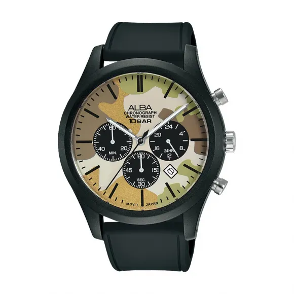 雅柏/Alba 44MM 塑料外壳 男表 AT3G49X1