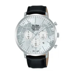 雅柏/Alba 44MM 不锈钢表壳 男表 AT3H05X1