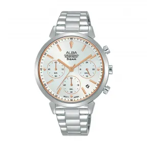 雅柏/Alba 36MM 不锈钢表壳 女表 AT3H43X1