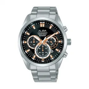 雅柏/Alba 43MM 不锈钢表壳 男表 AT3H67X1