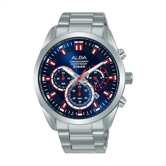 雅柏/Alba 43MM 不锈钢表壳 男表 AT3H73X1