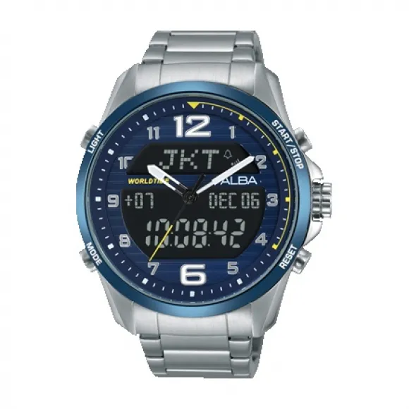 雅柏/Alba 44MM 不锈钢表壳 男表 AZ4003X1