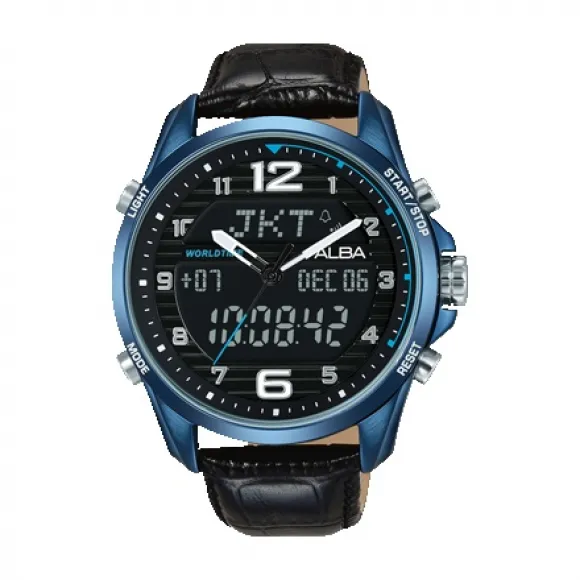 雅柏/Alba 44MM 不锈钢表壳 男表 AZ4031X1