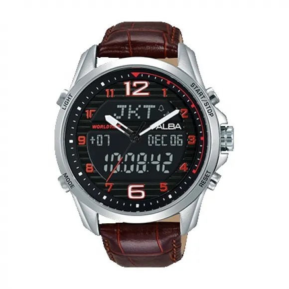 雅柏/Alba 44MM 不锈钢表壳 男表 AZ4033X1