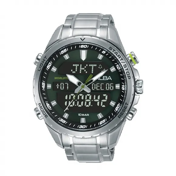 雅柏/Alba 45MM 不锈钢表壳 男表 AZ4063X1