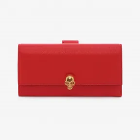 亚历山大麦昆/Alexander McQueen Continental 骷髅皮夹 女士 22001687kr 275330BPT0G6320