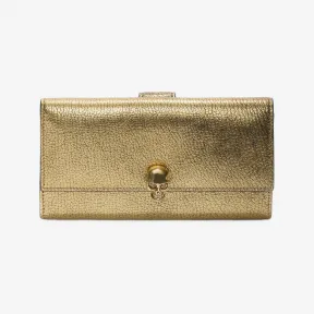 亚历山大麦昆/Alexander McQueen Skull Continental 皮夹 女士 22001266tk 275330DVW0T7045