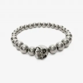 亚历山大麦昆/Alexander McQueen 骷髅多珠手环 男士 388414J160Y0446