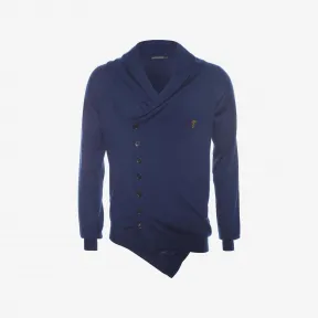 亚历山大麦昆/Alexander McQueen 精纺羊绒非对称针织开衫 男士 39646353ot 429932Q1JBQ4214