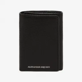 亚历山大麦昆/Alexander McQueen 天然粒纹 3 折式钱夹 男士 22001307fa 453700DVH0N1000