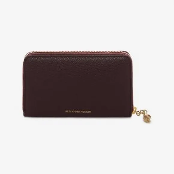 亚历山大麦昆/Alexander McQueen 中号环绕式拉链长款钱夹 女士 22002753og 501021BPT0G6005