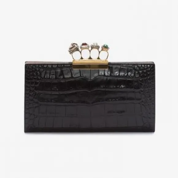 亚历山大麦昆/Alexander McQueen 珠宝装饰四环置物袋 女士 46581414oa 530645DZT0T1000