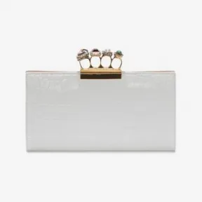 亚历山大麦昆/Alexander McQueen 珠宝装饰四环置物袋 女士 46581415ww 530645DZT0T9003