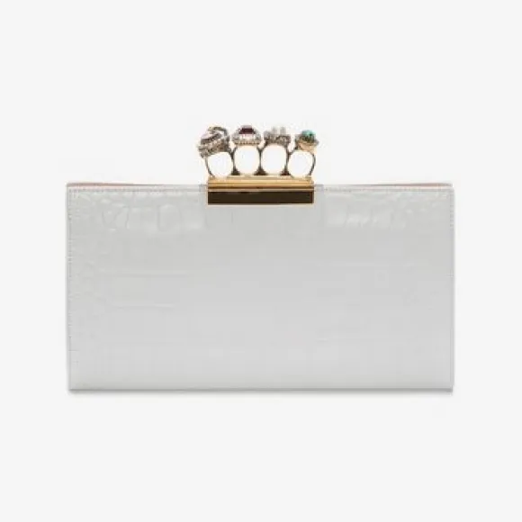 亚历山大麦昆/Alexander McQueen 珠宝装饰四环置物袋 女士 46581415ww 530645DZT0T9003