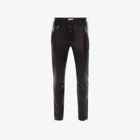 亚历山大麦昆/Alexander McQueen McQueen 经典皮革机车裤装 男士 626388Q5LDU1000