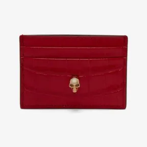 亚历山大麦昆/Alexander McQueen 女式牛血色骷髅卡包 6320381JMFG6050 809464622