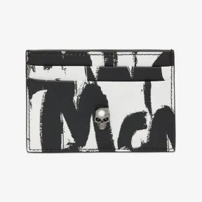 亚历山大麦昆/Alexander McQueen 黑，白 女士 卡包 632038DYT551080 810776029