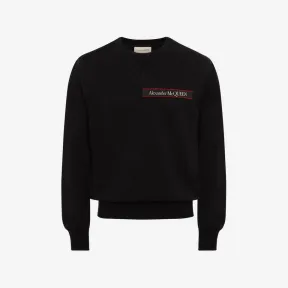 亚历山大麦昆/Alexander McQueen 黑色 男士 卫衣 642663QRX750901 
