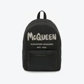 亚历山大麦昆/Alexander McQueen McQueen涂鸦Metropolitan肩背包 男士 6464571AABW1073