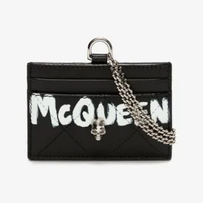 亚历山大麦昆/Alexander McQueen 黑，白 女士 钱包 648015C8Z571095 810288667
