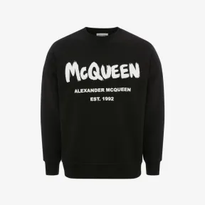 亚历山大麦昆/Alexander McQueen McQueen涂鸦卫衣 女士 659975QZADI0520
