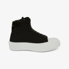 亚历山大麦昆/Alexander McQueen Deck高帮帆布鞋 女士 666381W4MV71070