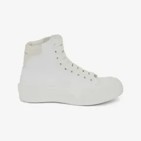 亚历山大麦昆/Alexander McQueen Deck高帮帆布鞋 女士 666381W4MV79000