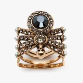 亚历山大麦昆/Alexander McQueen 古董金 女士 戒指 688489J160K8490 