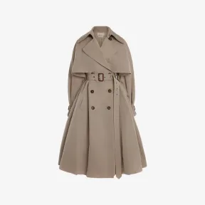 亚历山大麦昆/Alexander McQueen 结石 女士 风衣 696588QEACM8009 