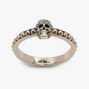 亚历山大麦昆/Alexander McQueen 淡金色 女士 戒指 700553J160K7185 