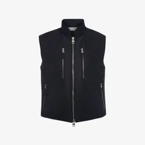 亚历山大麦昆/Alexander McQueen 海军 男士 马甲 701673QTR774100 