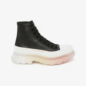 亚历山大麦昆/Alexander McQueen 男士Tread Slick靴子黑色 705661WHZ6E1599