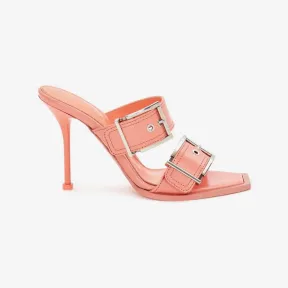 亚历山大麦昆/Alexander McQueen 杏 女士 穆勒鞋 709990WHSWD7876 