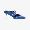 亚历山大麦昆/Alexander McQueen 电蓝 女士 穆勒鞋 709993WHSWD4394 