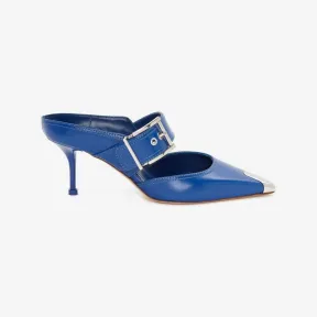 亚历山大麦昆/Alexander McQueen 电蓝 女士 穆勒鞋 709993WHSWD4394 