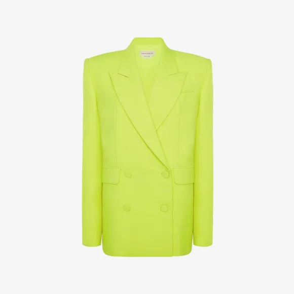 亚历山大麦昆/Alexander McQueen 双排扣西装夹克 女士 718479QJAC77032