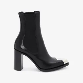 亚历山大麦昆/Alexander McQueen 黑色 女士 切尔西靴 718857WHSWE1081 