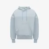 亚历山大麦昆/Alexander McQueen 春季蓝色男士 McQueen 标志性连帽运动衫 722257QUX634850 
