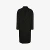 亚历山大麦昆/Alexander McQueen 男士黑色大廓形插肩大衣 724436QUU061000 