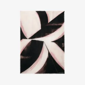 亚历山大麦昆/Alexander McQueen 男士玫瑰色/黑色 Brushstroke 方巾 7355604222Q6960 812865006
