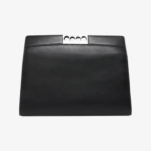 亚历山大麦昆/Alexander McQueen 男士黑色 The Grip 24 小时包 7478371AAN81000 813037472