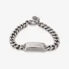 亚历山大麦昆/Alexander McQueen 男士古董银质 The Chain Medallion 手链 748240J160Y0446 813023104