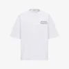 亚历山大麦昆/Alexander McQueen 男士白色 Explored Logo T 恤 750655QVZ060900 