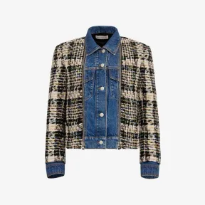 亚历山大麦昆/Alexander McQueen 女士多色 Hybrid Boxy 夹克 751408QZAJI9101 