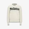亚历山大麦昆/Alexander McQueen 男士 McQueen 香草涂鸦套头衫 752045Q1GBW9211 